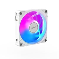 GIGABYTE AORUS 120mm White ARGB PWM Fan EZ Chain 60 CFM Quiet GIGABYTE AORUS 120mm White ARGB PWM Fan EZ Chain 60 CFM Quiet